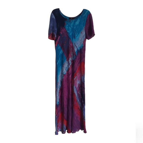 Vintage Dresses & Skirts - Maxi retro print dress